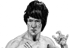 Bruce Lee from a painting by -Achilleos-